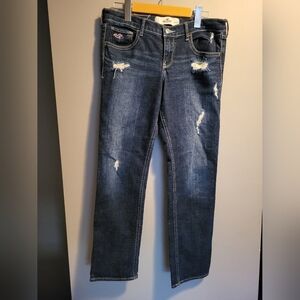 Hollister Women Jean's Distressed Jean's Size 29x27